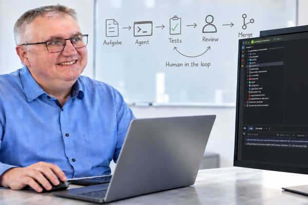 Episodenbild der Podcast-Folge „Weniger Mikromanagement ist nicht dasselbe wie weniger Governance: Codequalität in der AI-gestützten Softwareentwicklung“.